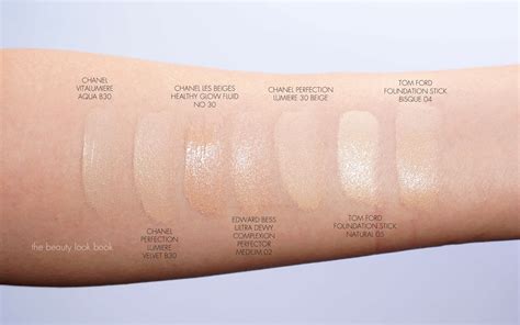 chanel les beiges swatches.